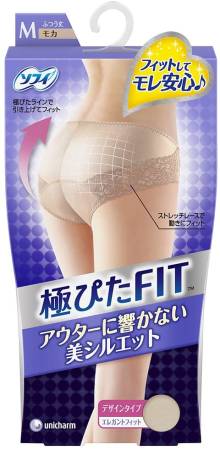 UNICHARM Sofy Very Pita Elegant Fit Critical Lingerie, color - beige