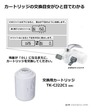 Panasonic Water Filter, silver, TK-CJ22-S