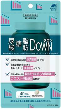 Japanese Vitamins - Buy Japanese Vitamins Online | 36Best Kawai UNIMAT RIKEN Uric Acid, Sugar, Fat Down Complex for reducing sugar and uric acid levels, for 20 days