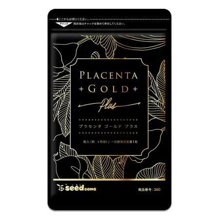 Seedcoms Placenta Gold Plus Complex for beauty and prolongation of body youth with placenta and NMN