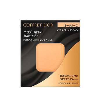 Kanebo Coffret D'or Premium Silky Pact UV Compact foundation - powder, SPF 12 PA++ 10g