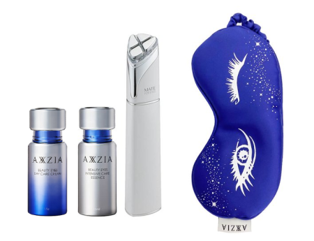 AXXZIA Mate Beauty Eyes Starter Kit A set for skin care around the eyes: beauty machine, serum, cream + branded mask as a gift!
