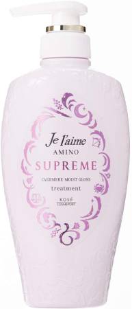 картинка KOSE Cosmeport Je l`Aime AMINO SUPREME Cashmere Moist Gloss Treatment магазин одежды и аксессуаров являющийся официальным дистрибьютором в России  KOSE Cosmeport Je l`Aime AMINO SUPREME Cashmere Moist Gloss Treatment