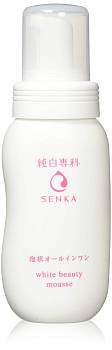 Купить SHISEIDO Hada Senka White Beauty Mousse Отбеливающая, увлажняющая мусс-пенка для очищения кожи, 150мл на 36best.com — фото SHISEIDO Hada Senka White Beauty Mousse Отбеливающая, увлажняющая мусс-пенка для очищения кожи, 150мл - фото