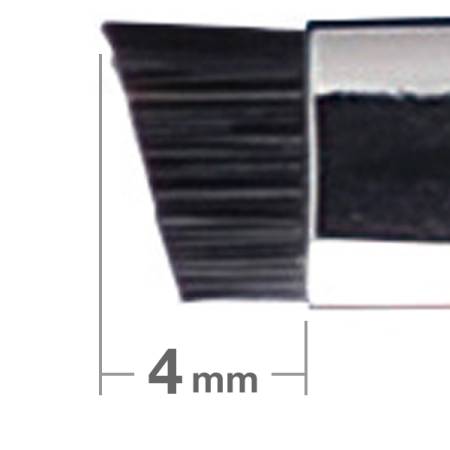 картинка Hakuhodo K016 Eye Brow Brush and angled eyebrow Brush магазин одежды и аксессуаров являющийся официальным дистрибьютором в России  Hakuhodo K016 Eye Brow Brush and angled eyebrow Brush