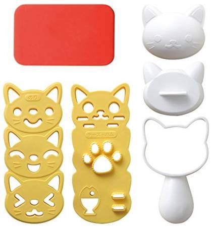 Ernest Set A-76708 the Mold for Bento, the face of a kitten