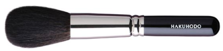 картинка B509BkSL Hakuhodo Powder Brush M round магазин одежды и аксессуаров являющийся официальным дистрибьютором в России  B509BkSL Hakuhodo Powder Brush M round