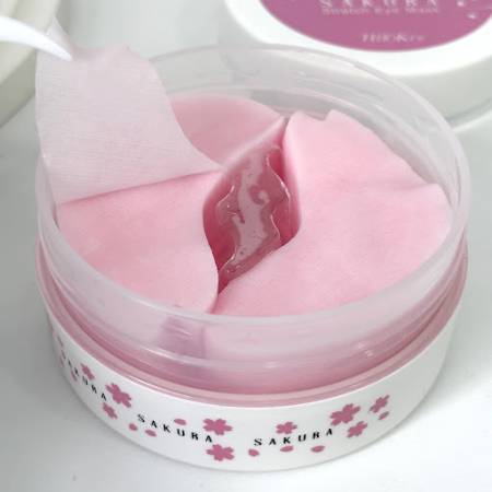 HITOKI SAKURA Stretch Eye Mask NMN Anti-aging patches with instant effect with nicotinamide and peptides, 60 pcs