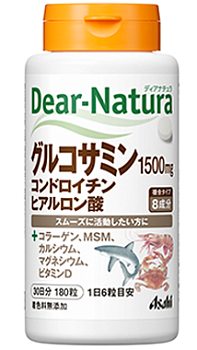 ASAHI Dear-Natura Glucosamine, chondroitin and hyaluronic acid, 30 days course - Buy certified Japanese Health Supplements | 36Best Kawai ASAHI Dear-Natura Glucosamine, chondroitin and hyaluronic acid, 30 days course