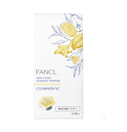 FANCL Clarity VC Deep Cleansing Face Powder with Vitamin C for smooth and radiant skin, 30 pcs