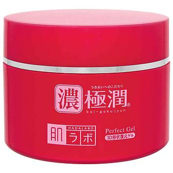 Купить Rohto Hadalabo Gokujyun Concentrate 3D Perfect Gel Восстанавливающий гель, 100 гр на 36best.com — фото Rohto Hadalabo Gokujyun Concentrate 3D Perfect Gel Восстанавливающий гель, 100 гр - фото