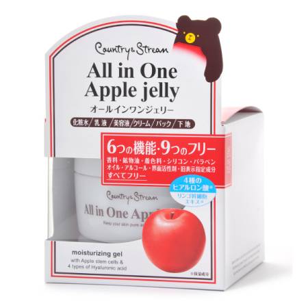 Japanese Skincare - Buy Country Stream All in One Apple Jelly Gel all-in-one 100g Online from Japan | 36Best Kawai Country Stream All in One Apple Jelly Gel all-in-one 100g