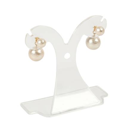 MAGGIO Double Cotton Pearl Earrings Earrings