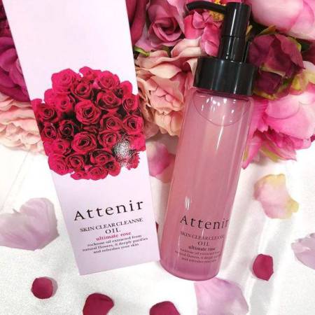 ATTENIR Skin Clear Cleanse Oil Skin Cleansing Oil with a pleasant aroma of roses, 175 ml
