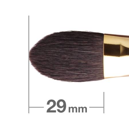 картинка Hakuhodo S116 Highlight Brush round and flat магазин одежды и аксессуаров являющийся официальным дистрибьютором в России  Hakuhodo S116 Highlight Brush round and flat