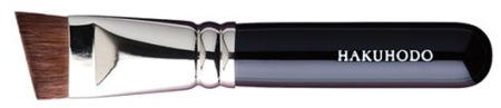 картинка J535 Hakuhodo Eyebrow Brush LL Angled eyebrow Brush магазин одежды и аксессуаров являющийся официальным дистрибьютором в России  J535 Hakuhodo Eyebrow Brush LL Angled eyebrow Brush