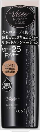 картинка Kose Visee Skin Nudy Fit Liquid Foundation, 30 ml магазин одежды и аксессуаров являющийся официальным дистрибьютором в России  Kose Visee Skin Nudy Fit Liquid Foundation, 30 ml