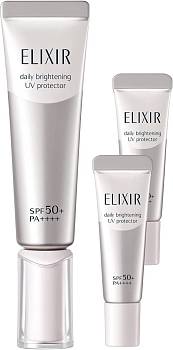 Купить Shiseido Elixir White Brightening Day Care Revolution WT+ Limited Set SPF 50+ PA ++++ Набор дневного солнцезащитного ухода за кожей с эффектом осветления и сияния на 36best.com — фото Shiseido Elixir White Brightening Day Care Revolution WT+ Limited Set SPF 50+ PA ++++ Набор дневного солнцезащитного ухода за кожей с эффектом осветления и сияния - фото