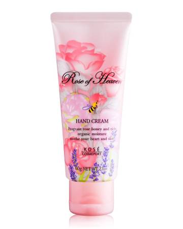 картинка Kose Cosmeport Rose of Heaven Hand Cream hand Cream, 60g магазин одежды и аксессуаров являющийся официальным дистрибьютором в России  Kose Cosmeport Rose of Heaven Hand Cream hand Cream, 60g
