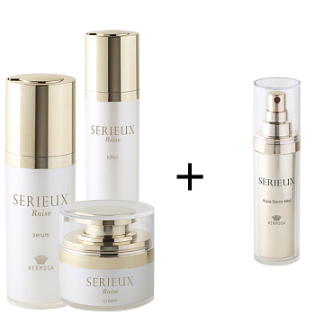 HERMOSA SERIEUX Raise A set of tools from the line + a full-size mist as a gift