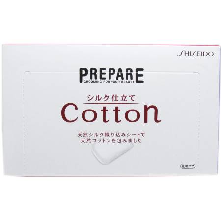 Japanese Skincare - Buy Shiseido Prepare Cotton Cosmetic wipes, on the basis of silk and cotton, 70pcs Online from Japan | 36Best Kawai Shiseido Prepare Cotton Cosmetic wipes, on the basis of silk and cotton, 70pcs