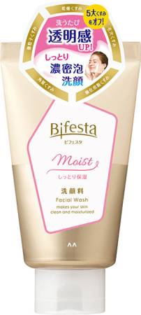 Mandom Bifesta Moist Facial Wash, 120 g