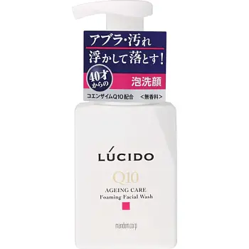 Купить MANDOM LUCIDO Aging Care Foaming Facial Wash Q 10 Мужская очищающая пенка для лица, с дозатором, 150 мл на 36best.com — фото MANDOM LUCIDO Aging Care Foaming Facial Wash Q 10 Мужская очищающая пенка для лица, с дозатором, 150 мл - фото