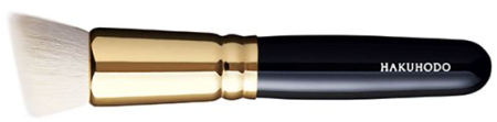 картинка HAKUHODO S5557Bk Powder & Liquid Angled магазин одежды и аксессуаров являющийся официальным дистрибьютором в России  HAKUHODO S5557Bk Powder & Liquid Angled