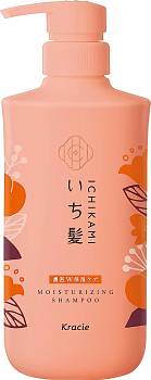 KRACIE Ichikami Moisturizing Shampoo Moisturizing shampoo for hair 480 ml KRACIE Ichikami Moisturizing Shampoo Moisturizing shampoo for hair 480 ml