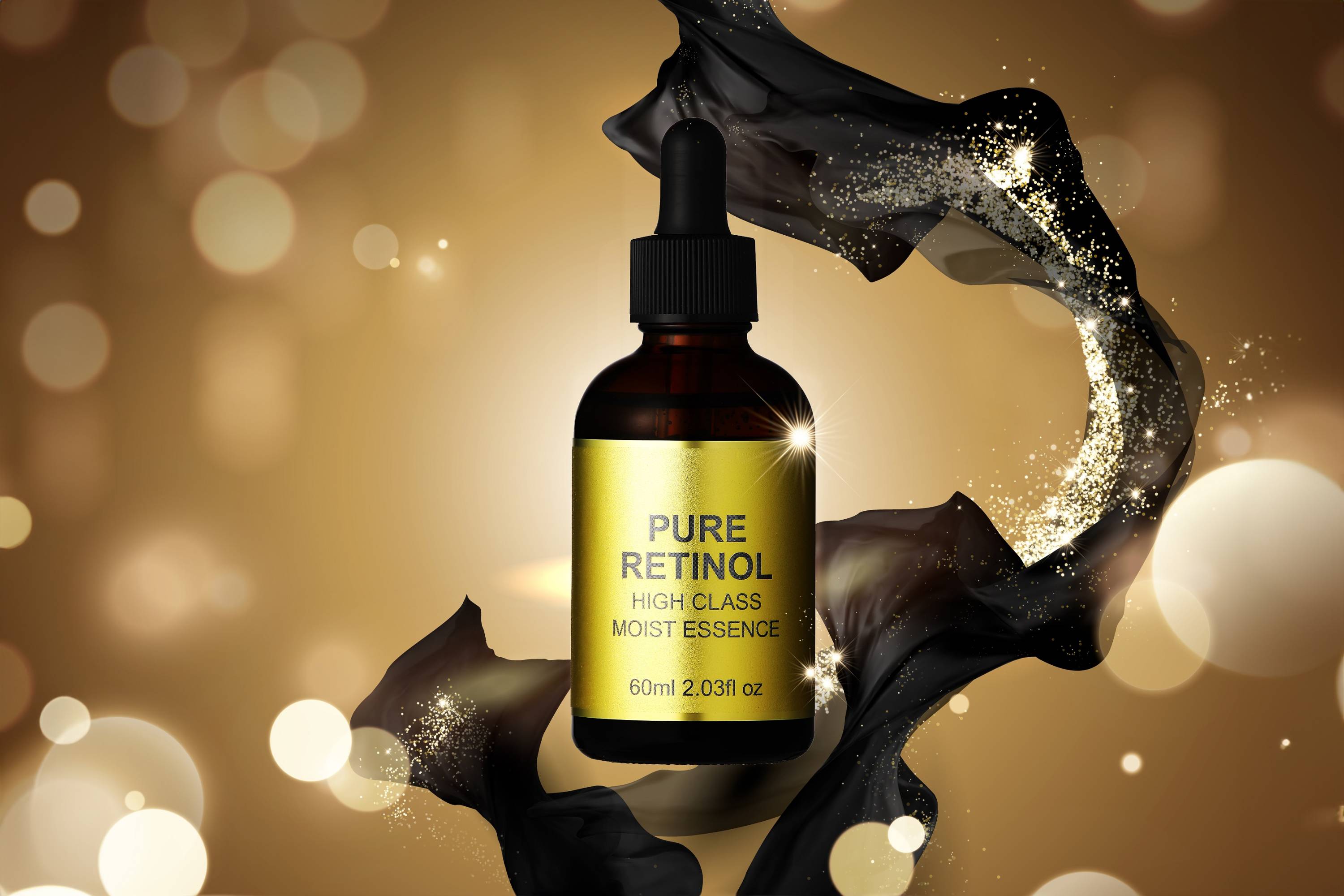 Japanese Skincare - Buy PURE RETINOL High Class Moist Essence Anti-aging serum with pure retinol for night care, 60 ml Online from Japan | 36Best Kawai PURE RETINOL High Class Moist Essence Anti-aging serum with pure retinol for night care, 60 ml