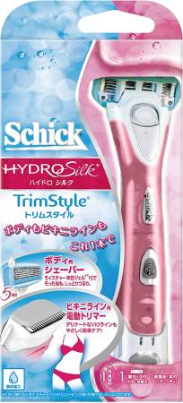 картинка Schick Hydro Silk Trim Style Shaving Blade магазин одежды и аксессуаров являющийся официальным дистрибьютором в России  Schick Hydro Silk Trim Style Shaving Blade