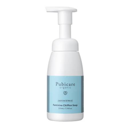 Pubicare Organic Feminine Chiffon Soap for the intimate area with the scent of jasmine and neroli, 220 ml