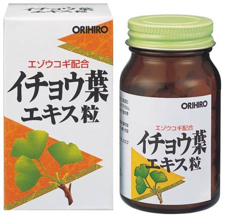 ORIHIRO Eleutherococcus + Ginko Biloba, 240 pieces