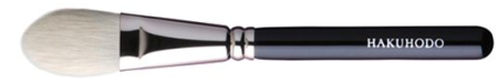 картинка Hakuhodo J116 Highlight Brush Round & Flat магазин одежды и аксессуаров являющийся официальным дистрибьютором в России  Hakuhodo J116 Highlight Brush Round & Flat