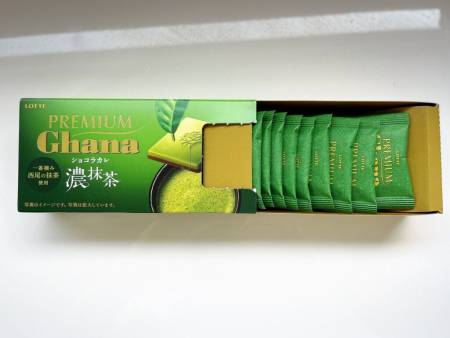 Lotte Premium Ghana Chocolate Dark Matcha