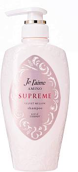 KOSE Cosmeport Je l`Aime AMINO SUPREME Vevet Mellow Shampoo, 500 ml KOSE Cosmeport Je l`Aime AMINO SUPREME Vevet Mellow Shampoo, 500 ml