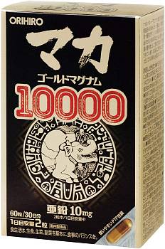 Купить ORIHIRO Мака Gold Magnum 10000 Мака Голд , 60 штук на 36best.com — фото ORIHIRO Мака Gold Magnum 10000 Мака Голд , 60 штук - фото