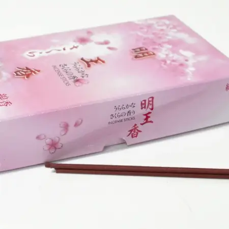 картинка Maruesu Incense Aroma Sticks Sakura магазин одежды и аксессуаров являющийся официальным дистрибьютором в России  Maruesu Incense Aroma Sticks Sakura