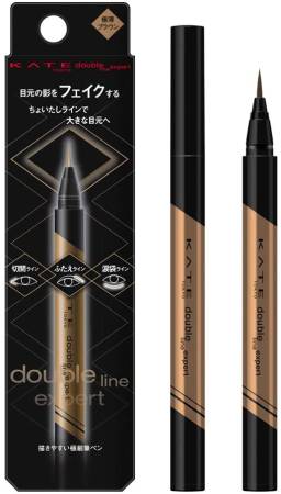 картинка KATE LB-1 Eyeliner Double Line Expert магазин одежды и аксессуаров являющийся официальным дистрибьютором в России  KATE LB-1 Eyeliner Double Line Expert