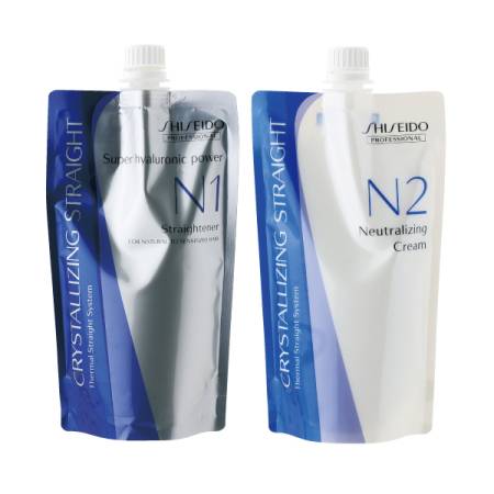 картинка Shiseido Professional Crystallizing Straight N1 Shampoo and conditioner for straightening dry and damaged hair, 2 packs of 400 g магазин одежды и аксессуаров являющийся официальным дистрибьютором в России  Shiseido Professional Crystallizing Straight N1 Shampoo and conditioner for straightening dry and damaged hair, 2 packs of 400 g