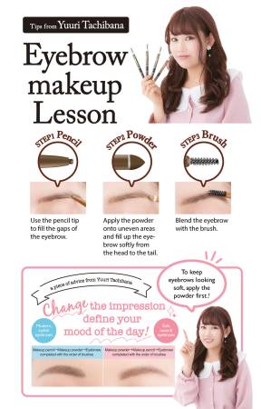 картинка K-Pallete Lasting 3Way Eyebrow Pencil WP, 0,5 g магазин одежды и аксессуаров являющийся официальным дистрибьютором в России  K-Pallete Lasting 3Way Eyebrow Pencil WP, 0,5 g