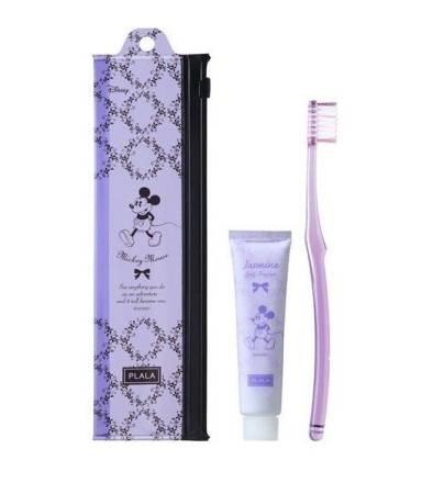 LION PLALA Jasmine travel kit with toothpaste and brush