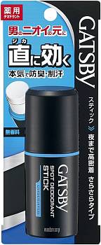 GATSBY Shield Дезодорант-антиперспирант без запаха стик  для мужчин, 15 г   - фото