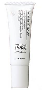 Купить  BB Laboratories Placenta White UV Плацентарный крем с УФ защитой SPF 33/PA++, 30 г на 36best.com — фото  BB Laboratories Placenta White UV Плацентарный крем с УФ защитой SPF 33/PA++, 30 г - фото