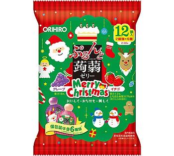 Купить ORIHIRO Purunto Konjac Jelly Pouch Merry Christmas Желе на основе конняку с фруктовым соком на 36best.com — фото ORIHIRO Purunto Konjac Jelly Pouch Merry Christmas Желе на основе конняку с фруктовым соком - фото