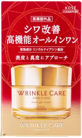 Japanese Skincare - Buy KOSE Cosmeport Graсe One Wrinkle Care Moist Gel Cream, 100 g Online from Japan | 36Best Kawai KOSE Cosmeport Graсe One Wrinkle Care Moist Gel Cream, 100 g
