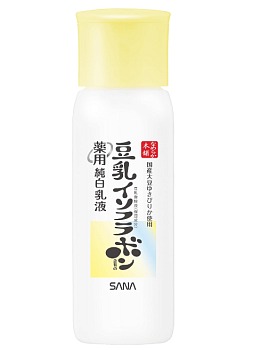Купить Sana  Nameraka Pure White Milk Эмульсия с витамином С для сияния и прозрачности кожи, 130 мл на 36best.com — фото Sana  Nameraka Pure White Milk Эмульсия с витамином С для сияния и прозрачности кожи, 130 мл - фото