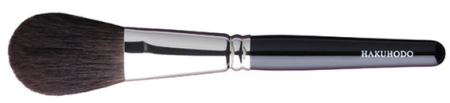картинка Hakuhodo K002 Powder Brush round and flat магазин одежды и аксессуаров являющийся официальным дистрибьютором в России  Hakuhodo K002 Powder Brush round and flat