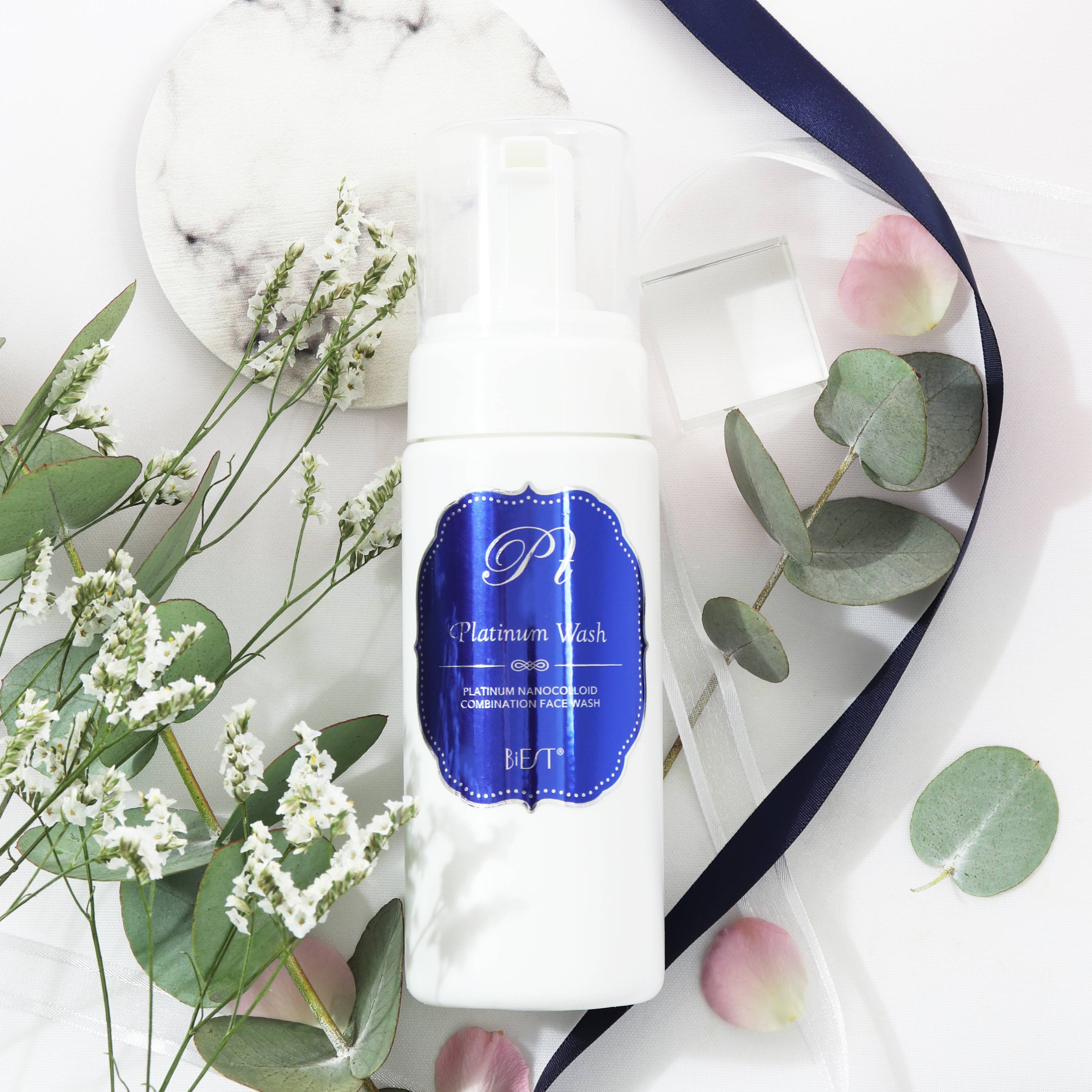 Japanese Skincare - Buy BiEST PLATINUM WASH Cleansing Foam with tourmaline, 150 ml Online from Japan | 36Best Kawai BiEST PLATINUM WASH Cleansing Foam with tourmaline, 150 ml