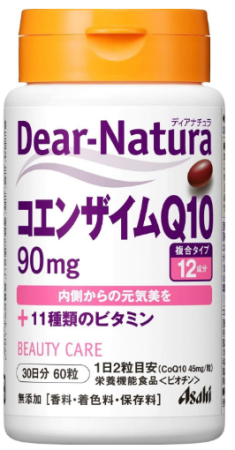 ASAHI Dear-Natura Coenzyme Q10 11 vitamins for beauty and youth for 30 days